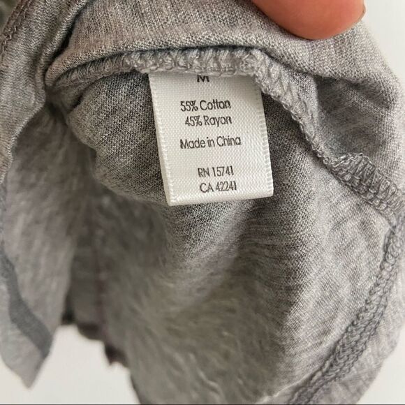 PJ Salvage Sundaze Grey Racerback Cotton Tank Size Medium - Picture 6 of 7